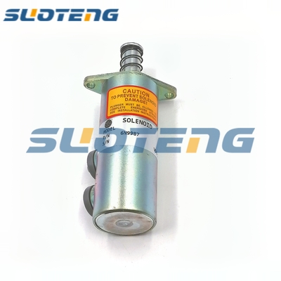 6N-9987 6N9987 Solenoide di chiusura del carburante per parti di escavatori 225D
