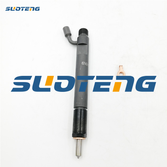 Iniettore di combustibile diesel dell'escavatore PC300-7 PC350-7 6D114 6743-11-3320 6743113320