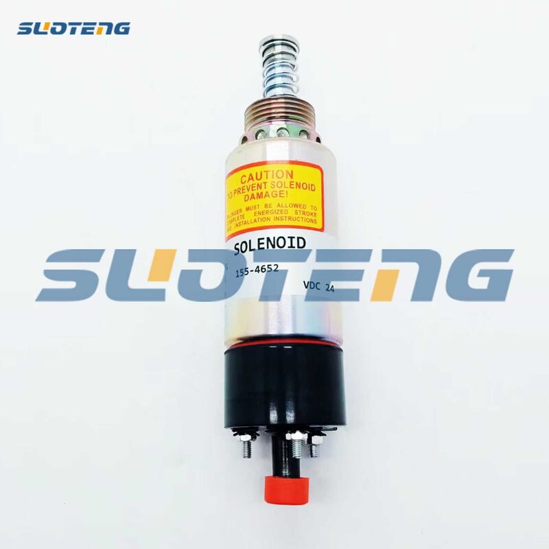 155-4652 24VDC Solenoide di arresto carburante 1554652 per motore 3114/3116/3126 Escavatore E320B/E325B/E325C/E325CL